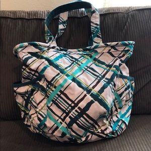 Thirty one retro tote. With small separate pouch.